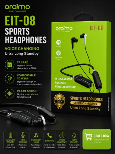 سماعة Oraimo EIT-08 الرياضية
