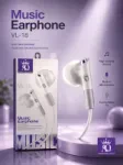 سماعة VL-18 Music Earphone – صوت نقي ومكالمات واضحة 1