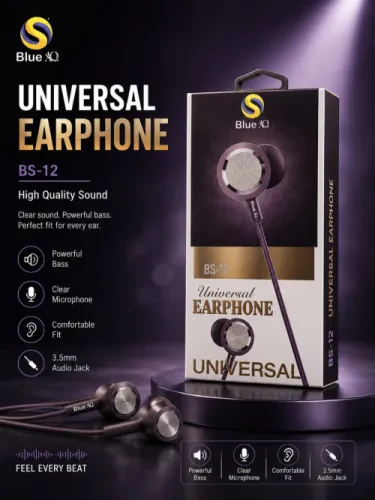 سماعة Blue IQ BS-12 Universal Earphone