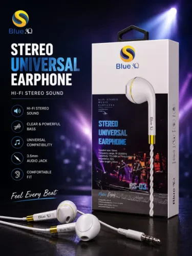 سماعة Blue IQ RS-03 Stereo Universal Earphone