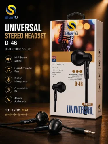 سماعة Blue IQ D-46 Universal Stereo Headset