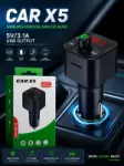 شاحن CAR X5 mp3 FM Transmitter 1