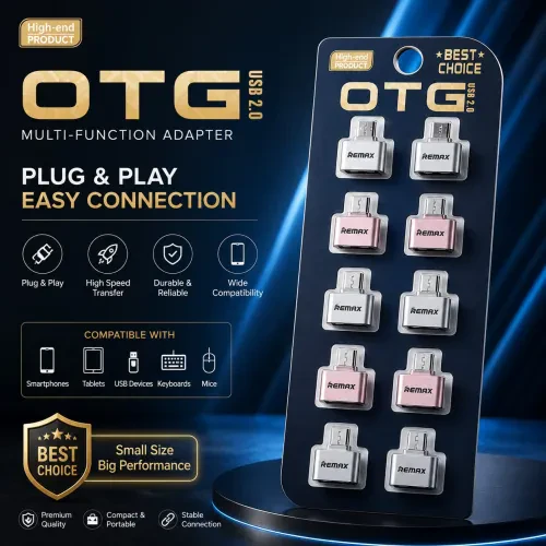 وصلة OTG V8 USB 2.0 – تحويل هاتفك إلى مركز اتصال متكامل