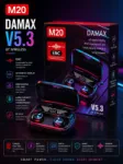 سماعة DAMAX M20 – Bluetooth 5.3 | صوت نقي وأداء قوي 🎧⚡ 1