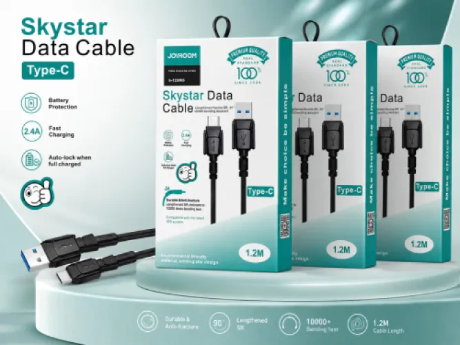 ⚡ كابل JOYROOM Skystar Type-C – شحن سريع وأداء موثوق