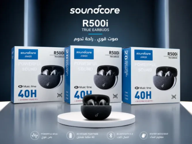 🎧 Soundcore R500i – صوت قوي وراحة تدوم