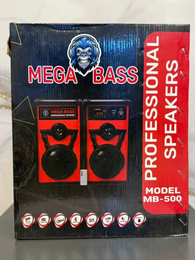 🔊 سماعات MEGA BASS الاحترافية – موديل MB-500